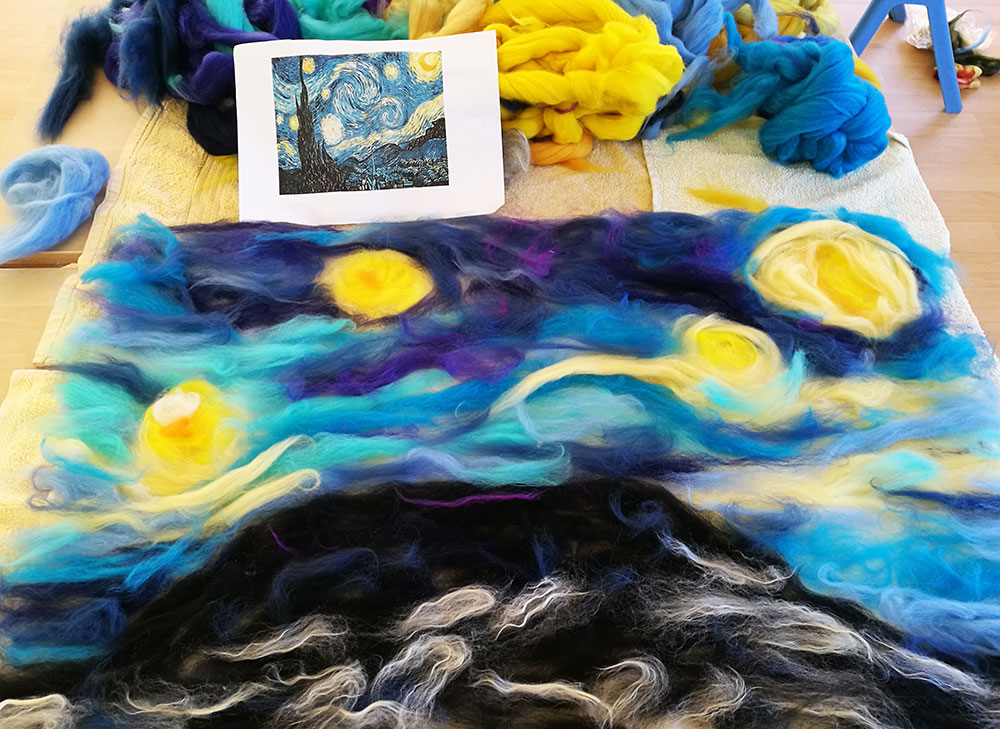 Felted Wall Hangings